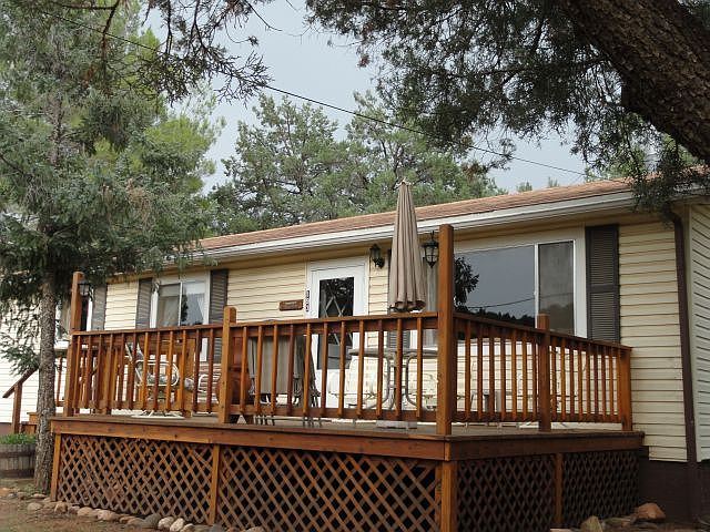 Up close front and deck