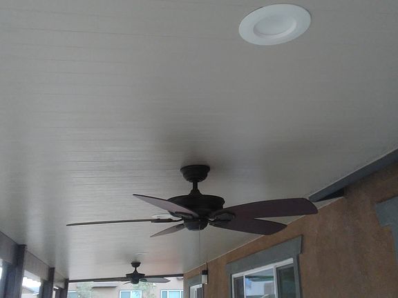 4-LED Recessed Lights + Fans