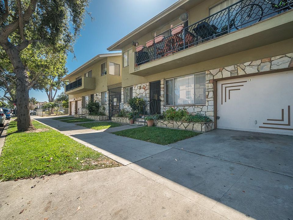 View of the Front of 2309 and 2317 Cedar