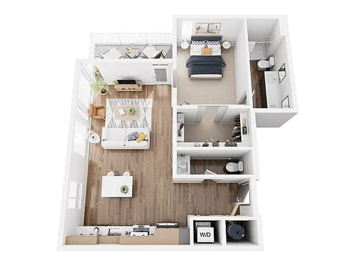 Floor plan 1B-4
