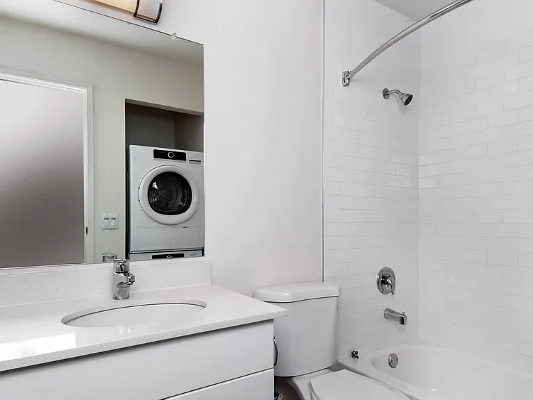 Bathroom and In-home washer and Dryer