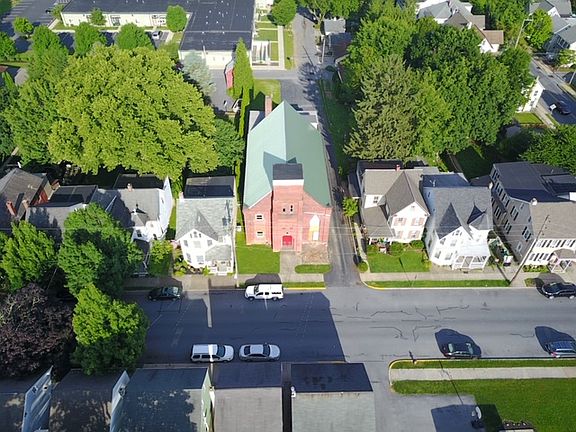 Aerial view, today