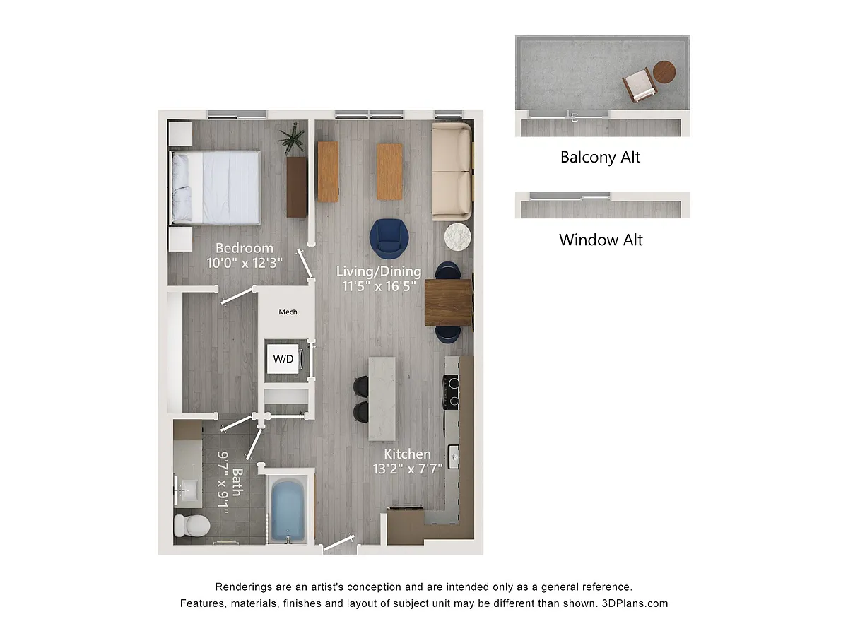 Floor plan A16