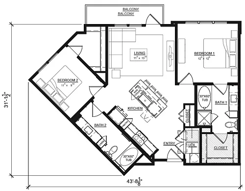 Floor plan Gardenia | B2