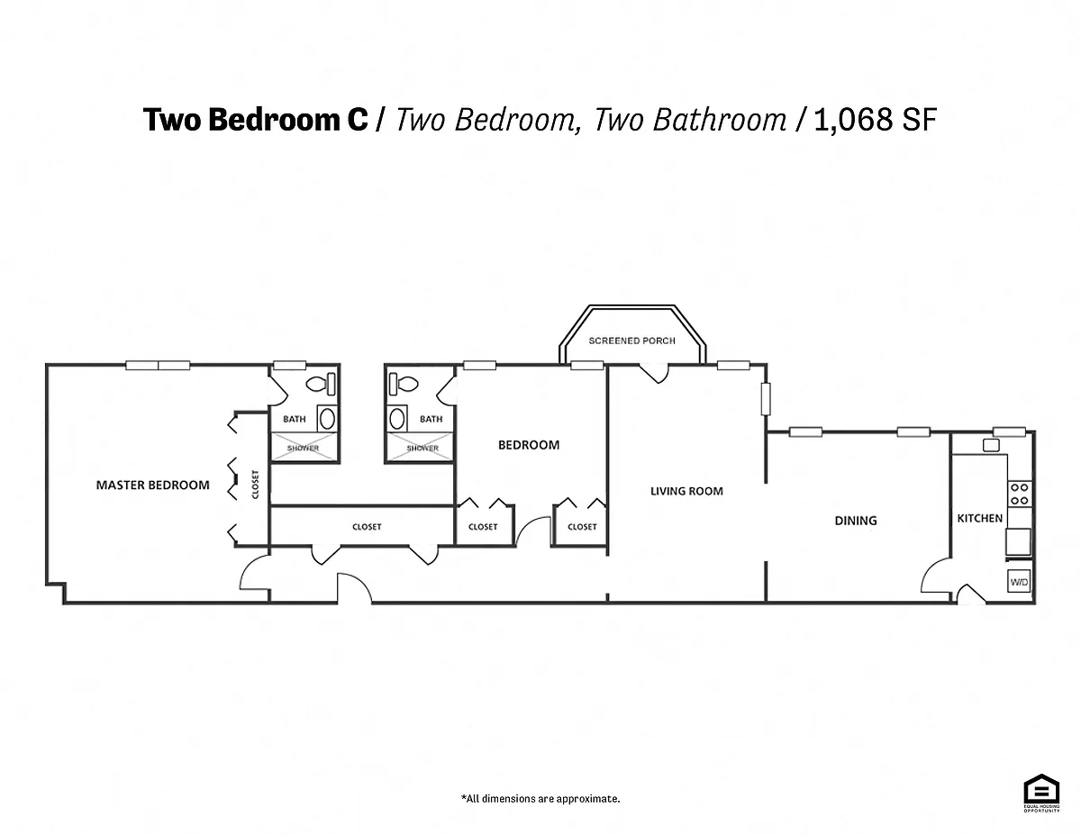 Floor plan 2BRC