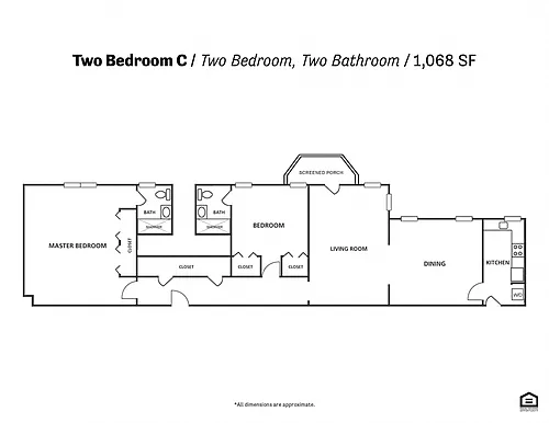 Floor plan 2BRC
