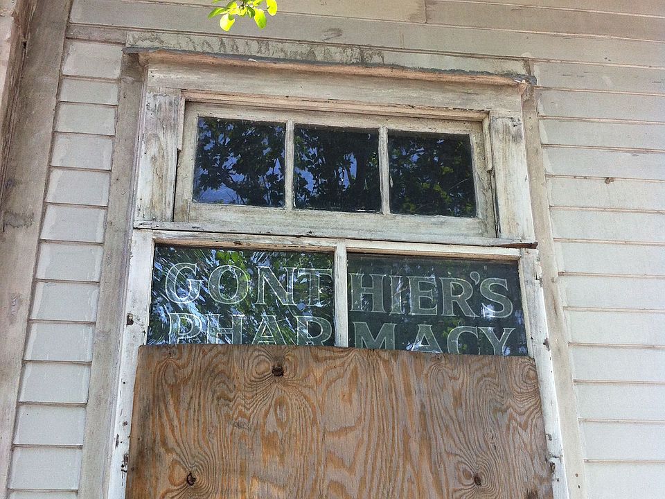 orig pharmacy glass etching
