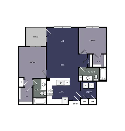 Floor plan B3