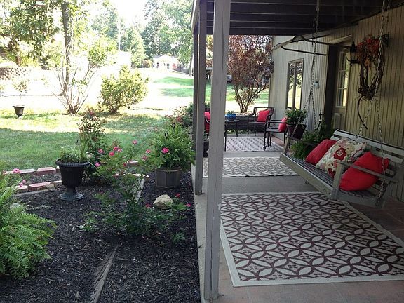 Patio outside of basement