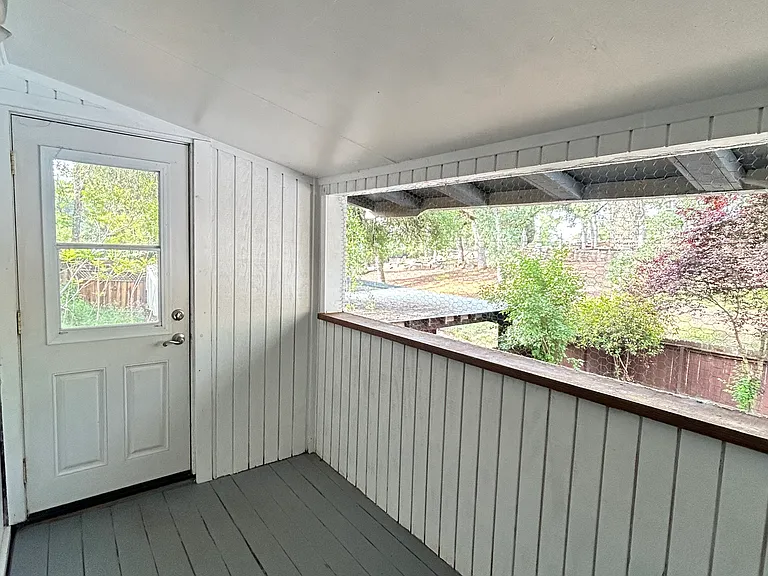 Patio off of main bedroom.