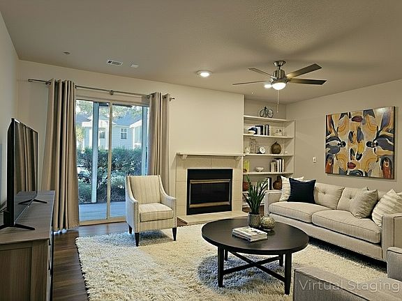 Living Room Virtually Staged