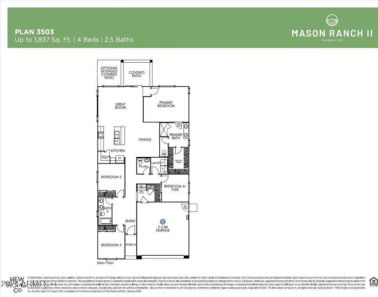 4 bed, 2.5 bath, 1837 sqft, $2,000 — Photo 2