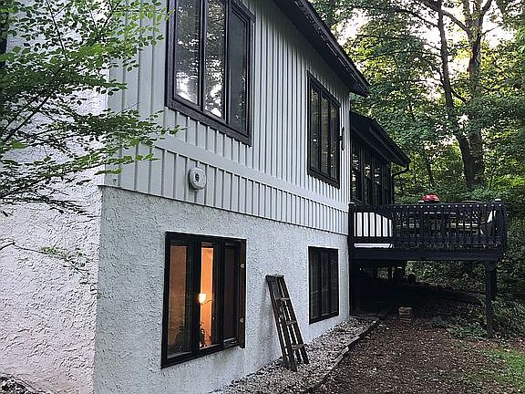 New rear of the house