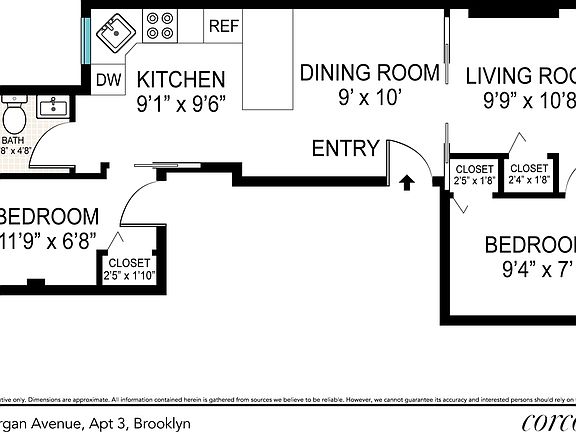2nd image of 578 Morgan Ave #3A