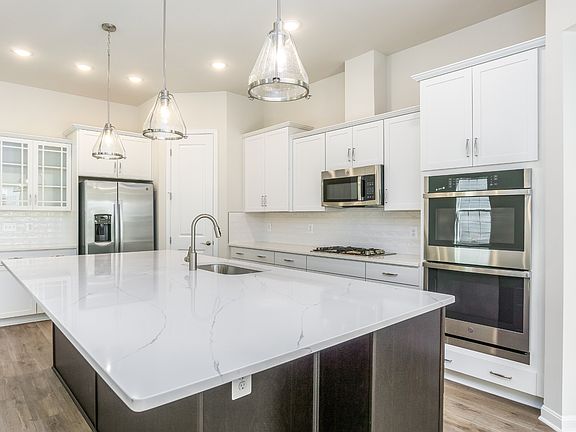 Ample counter space in kitchen