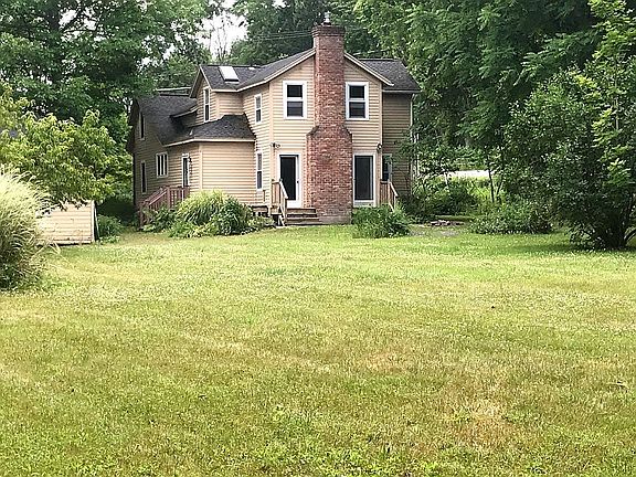 Back yard view of house