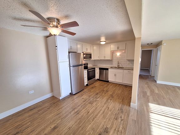 Updated kitchen with new appliances and granite counter tops.