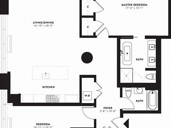 2nd image of 360 Furman St APT 528