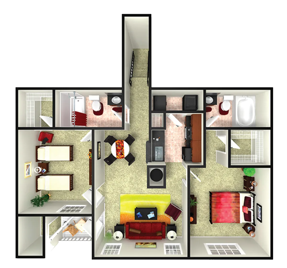 Floor plan B3