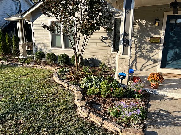 Landscaping redone in 2024