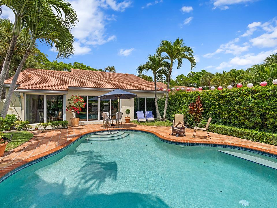 Private back patio