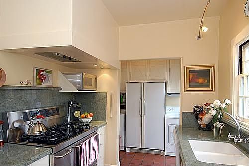Kitchen with granite counters
