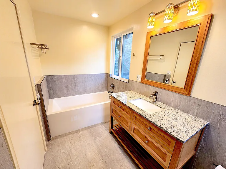Both tub and shower