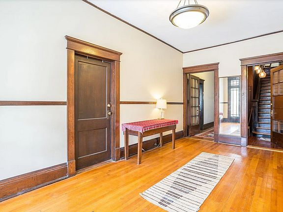 Front entrance hallway to triplex