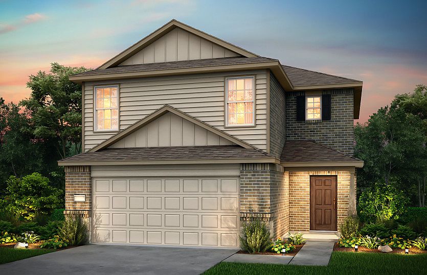The Pierce, a 2-story new construction home showing Home Exterior X