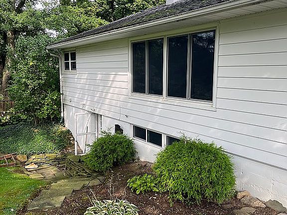 Back yard standing on deck