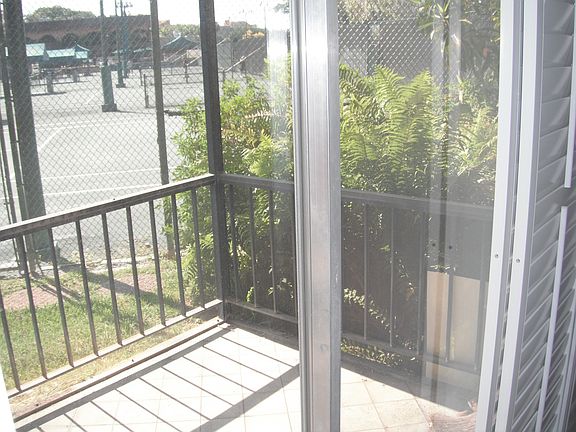 Screened patio