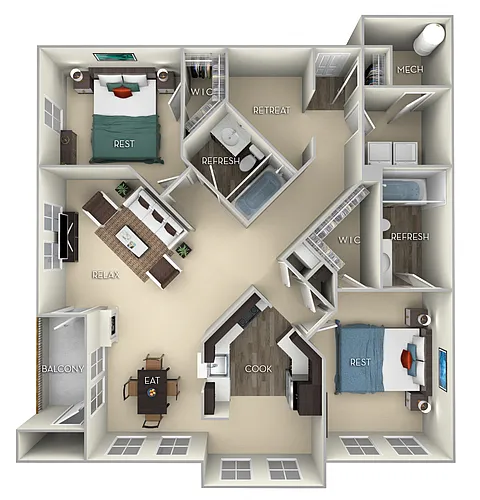 Floor plan Hoya