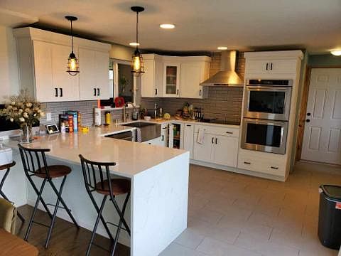 Newly remodeled kitchen
