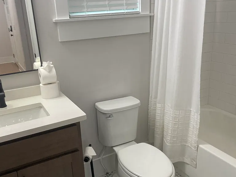Third full bathroom (downstairs).