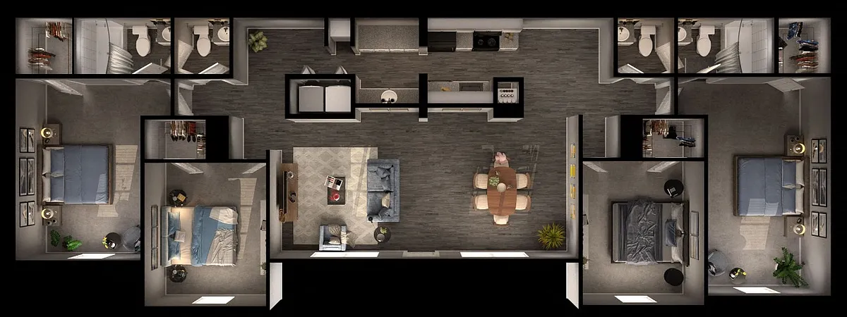 Floor plan Sundance 4x2