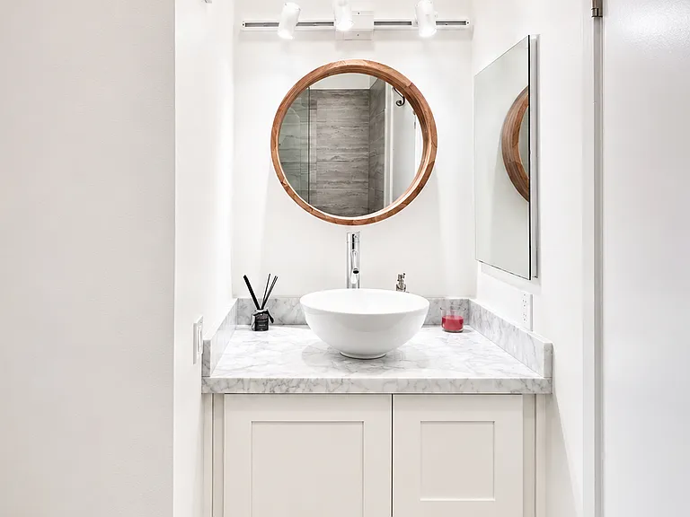 Updated secondary bathroom