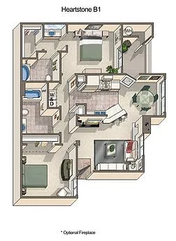 Floor plan Heartstone BD