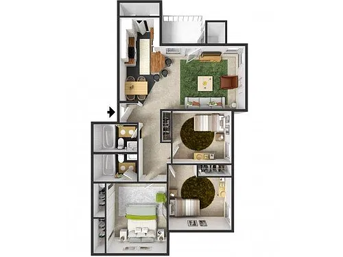 Floor plan Nehalem
