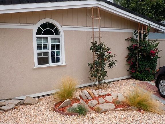Xeriscape Planting and Landscape Stone
