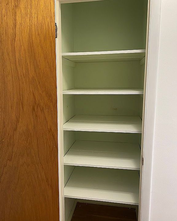Hallway linen closet