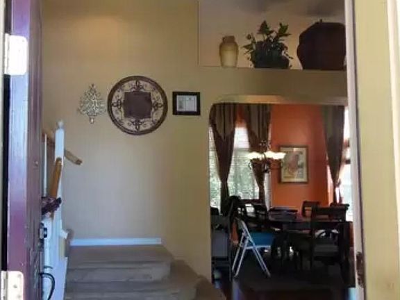 entryway and dining room