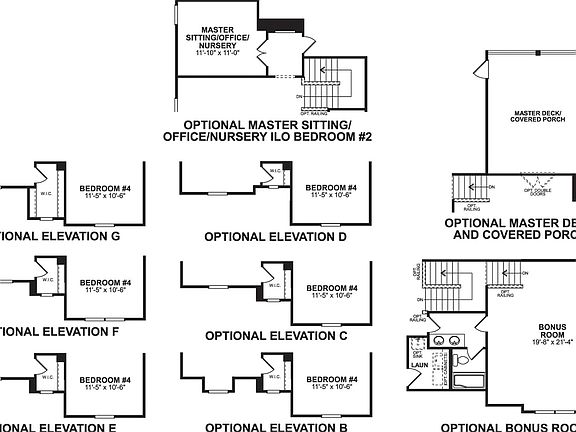 Wilson Second Floor Options