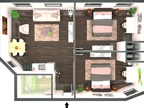 2nd image of 615 1/2 Hudson St #4-1