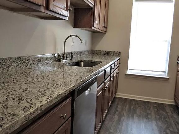 Kitchen with new countertops