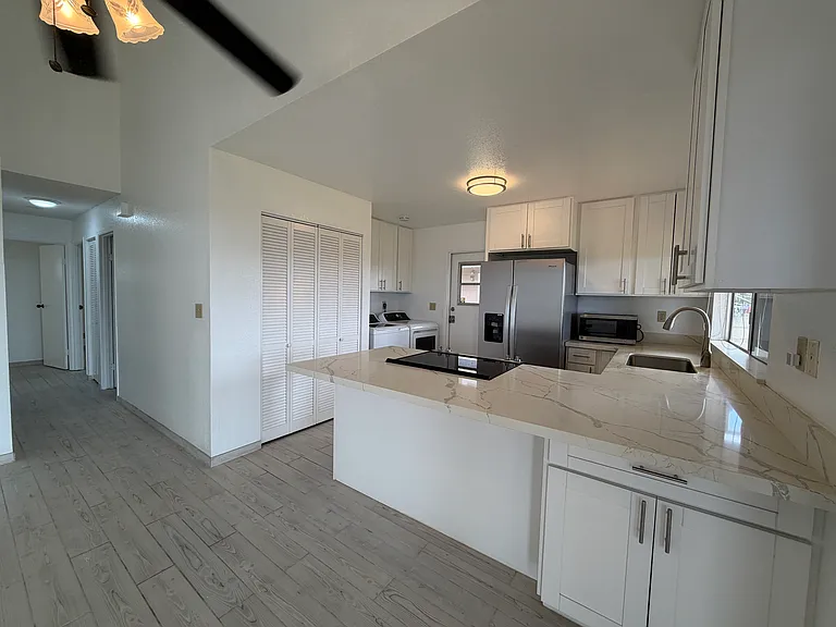 Kitchen to hallway view