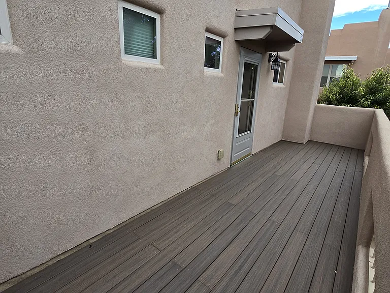 Master bedroom balcony.