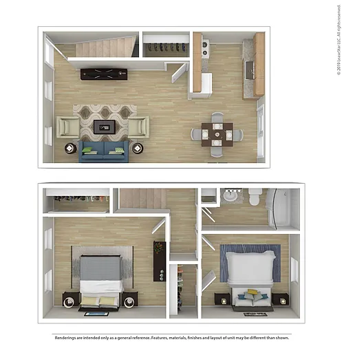 Floor plan Two Bedroom