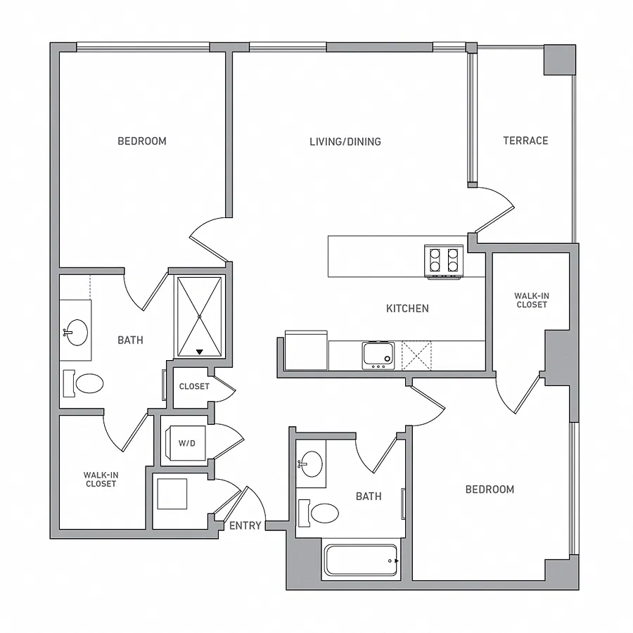 Floor plan B4A