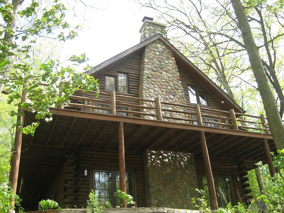 Wrap Around Deck, 3-Story Fieldstone Fireplace & LL Patio