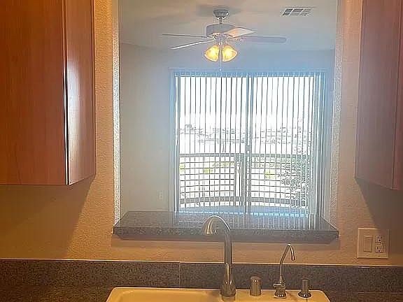 View from Kitchen into Living Room